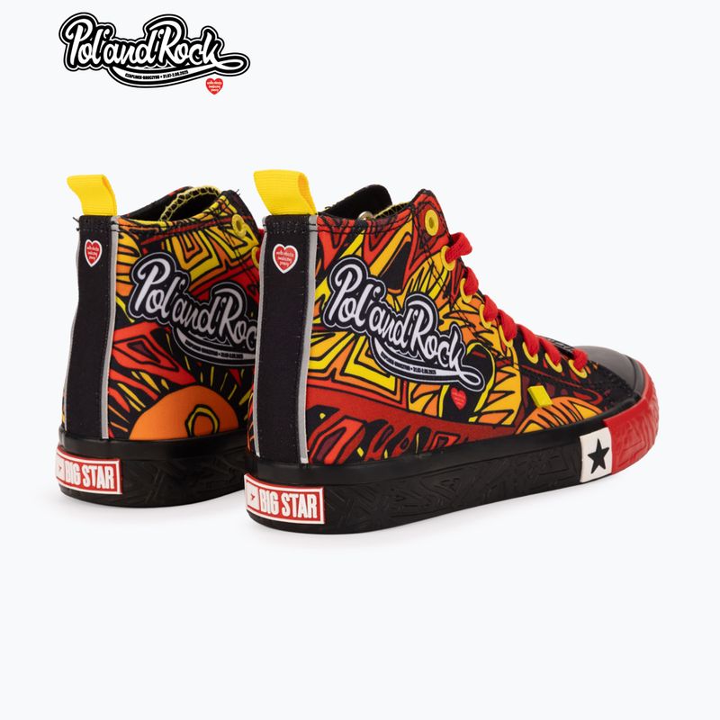 Pánske tenisky BIG STAR SS174501 black/red/yellow 10