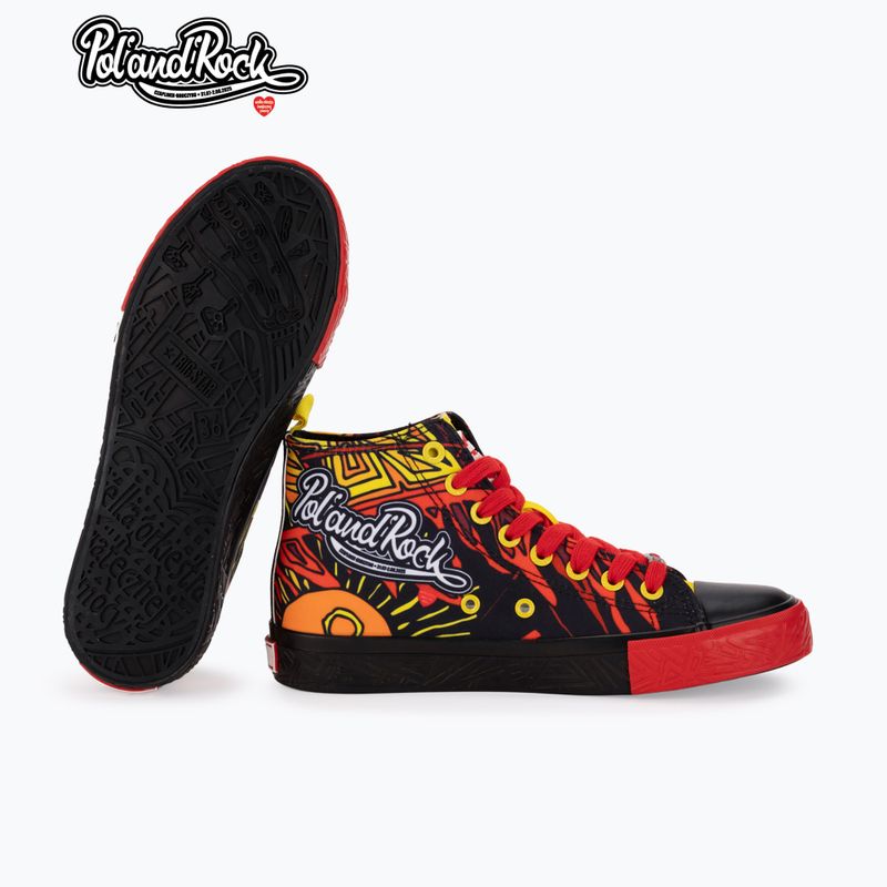 Pánske tenisky BIG STAR SS174501 black/red/yellow 12