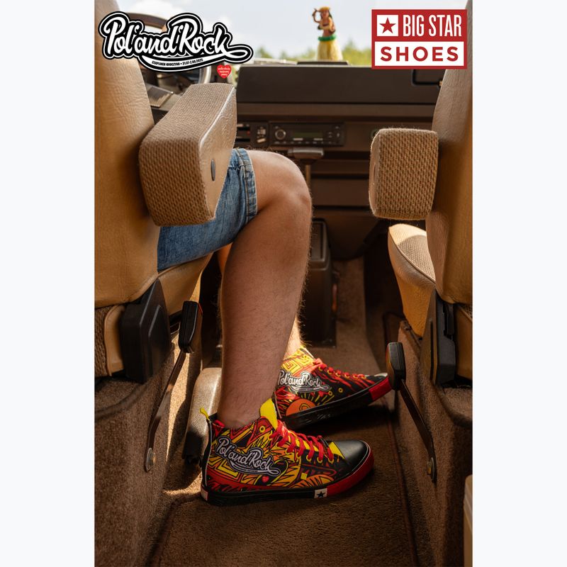 Pánske tenisky BIG STAR SS174501 black/red/yellow 18