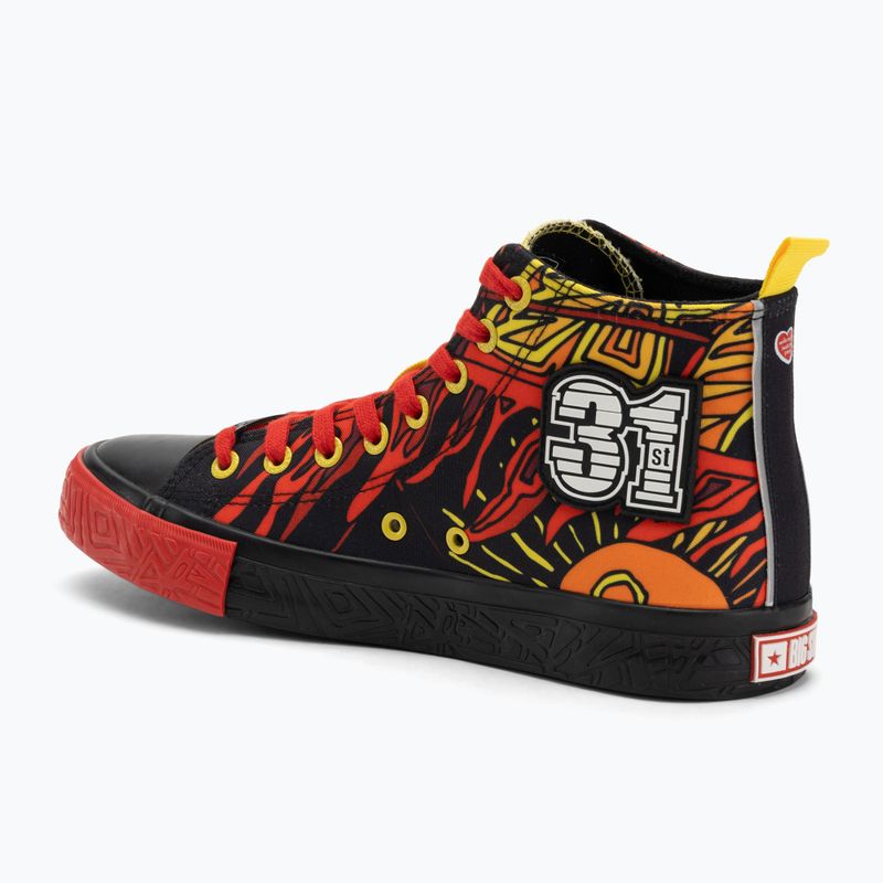 Pánske tenisky BIG STAR SS174501 black/red/yellow 3