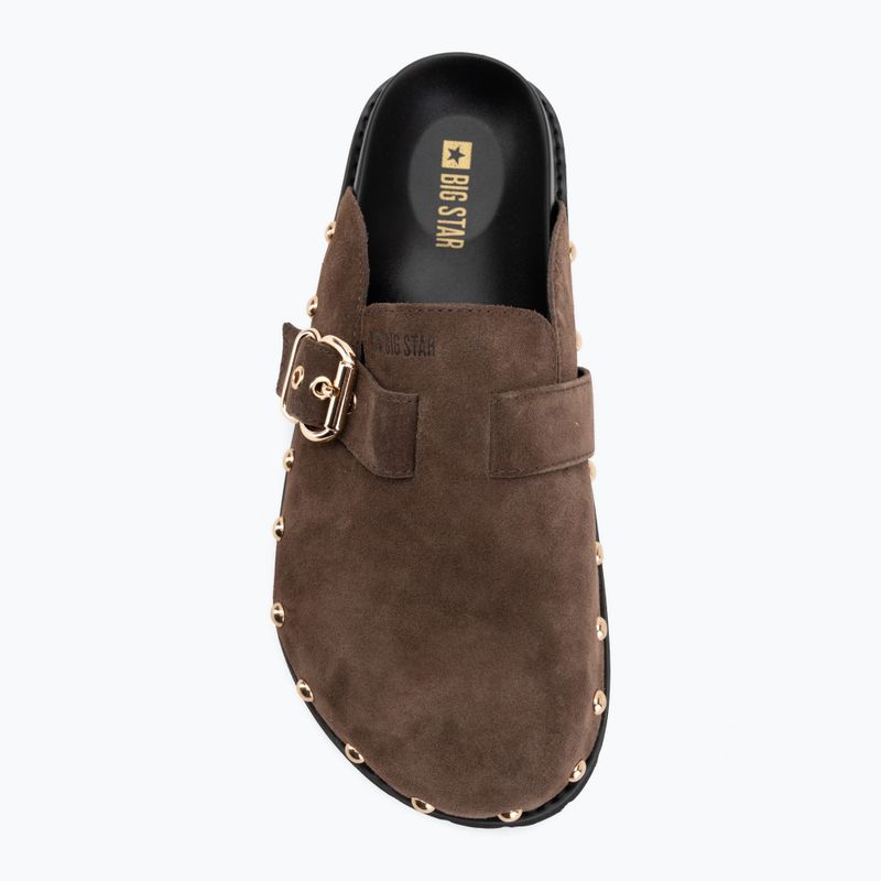 Dámske šľapky BIG STAR TT274952 brown 5