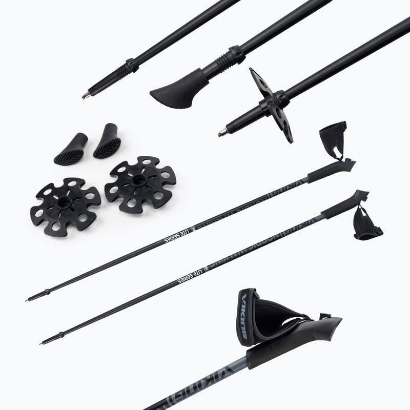 Palice na nordic walking Viking Lite Pro 08 black/grey 650/21/4563/08/105 5