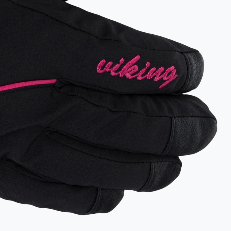 Dámske lyžiarske rukavice Viking Tesera Ski pink 113/21/7435/46 4