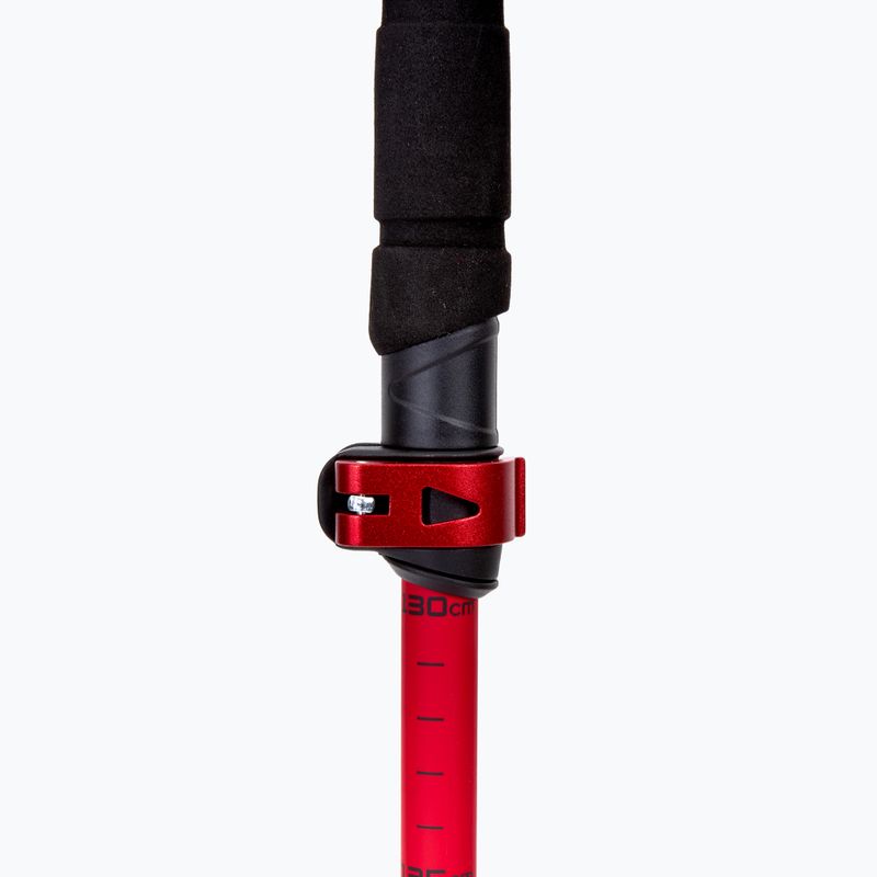 Lyžiarske palice - ski turing Viking Spider black/red 5