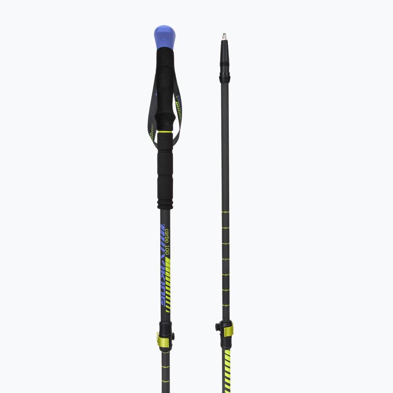 Trekingové palice Viking Carbo Lite limetková/modrá 3