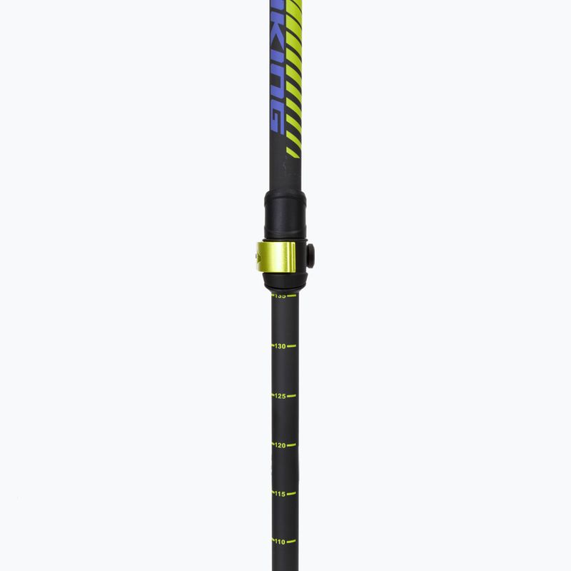 Trekingové palice Viking Carbo Lite limetková/modrá 4