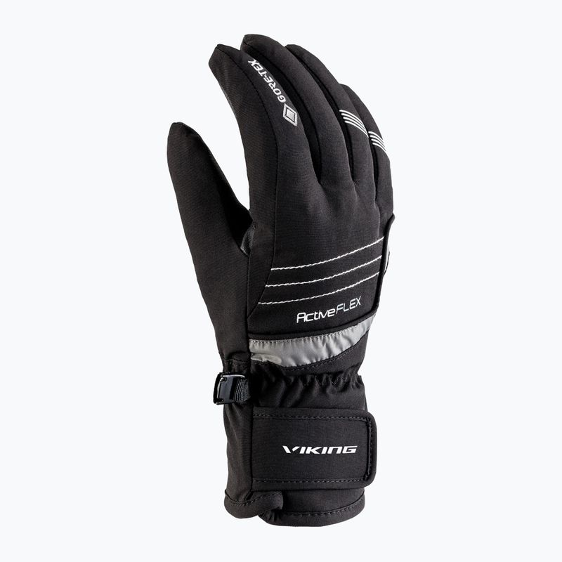 Detské lyžiarske rukavice Viking Helix GTX dark grey 2