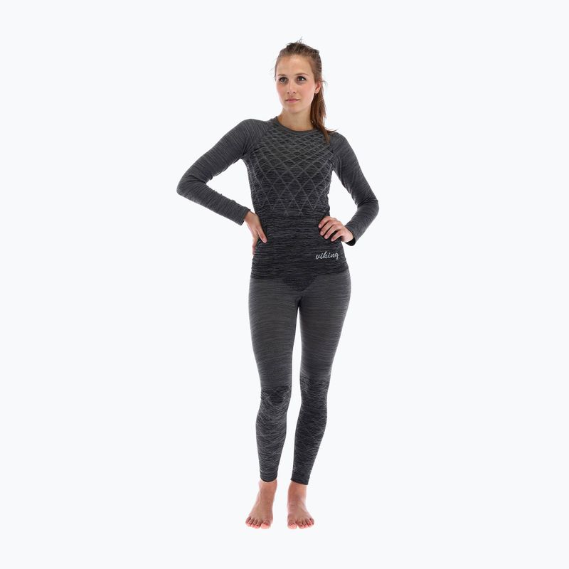 Dámske termo tričko Viking Petra Bamboo grey 500/22/5323 4