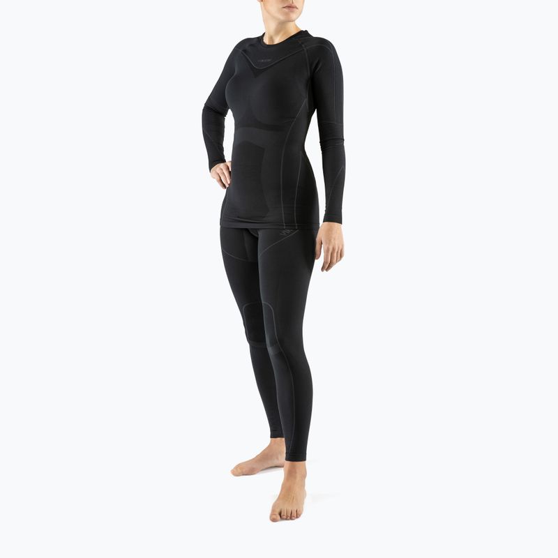 Dámske termoprádlo Viking Gaja Bamboo black 500/23/5512