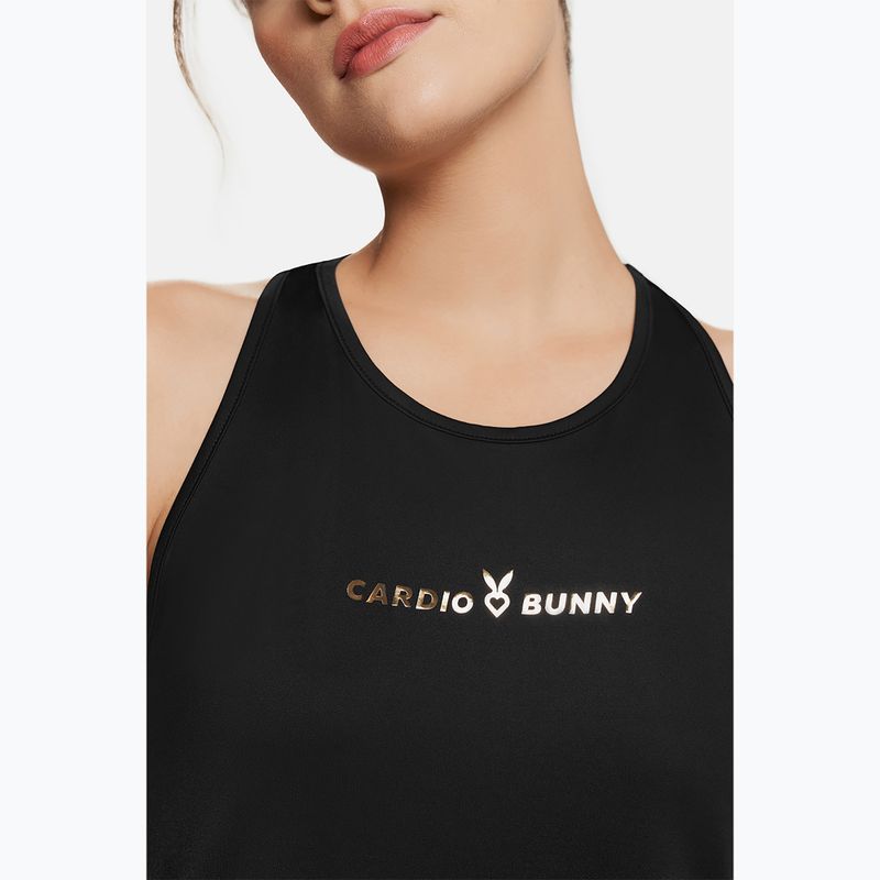 Dámske tréningové tielko Cardio Bunny Heat black 4