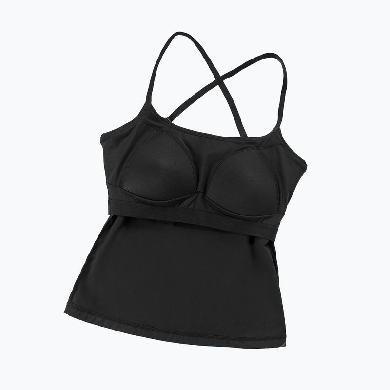 Dámske tréningové tričko Cardio Bunny With Built-in Black bra 6