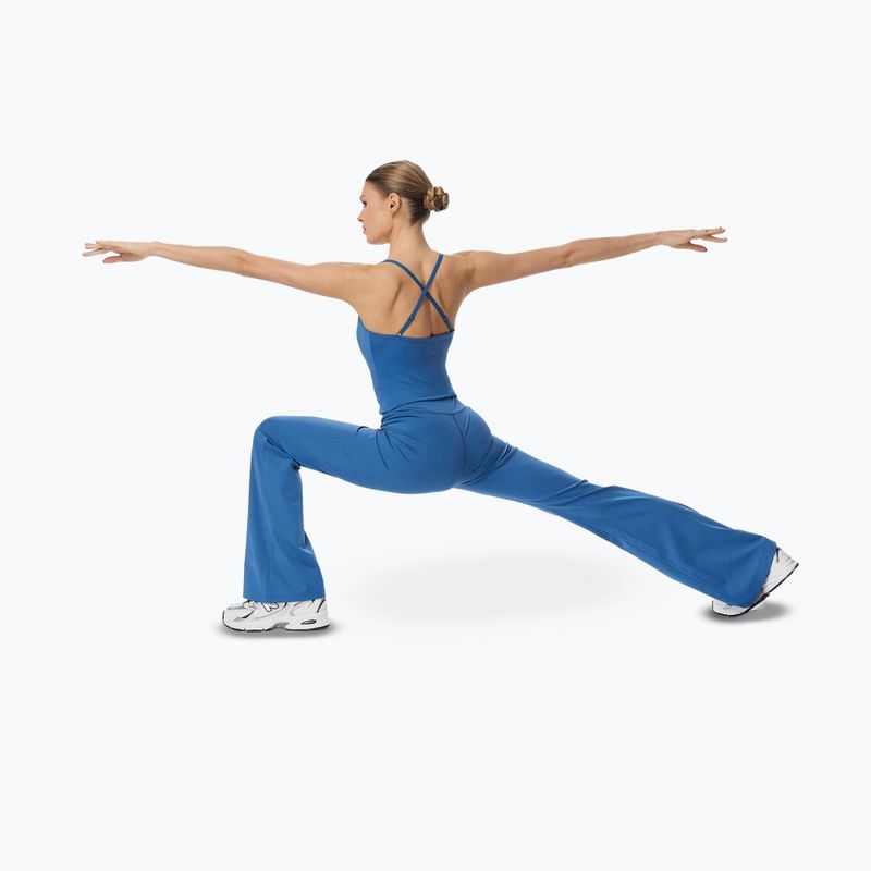 Dámske tréningové tričko Cardio Bunny With Built-in Blue Bra 5