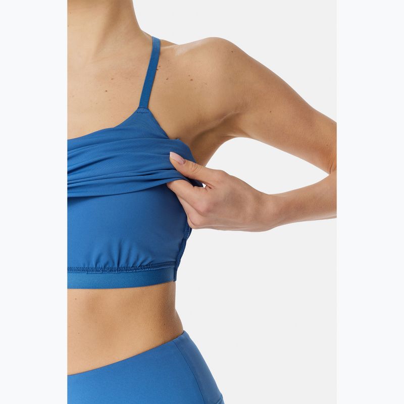 Dámske tréningové tričko Cardio Bunny With Built-in Blue Bra 6