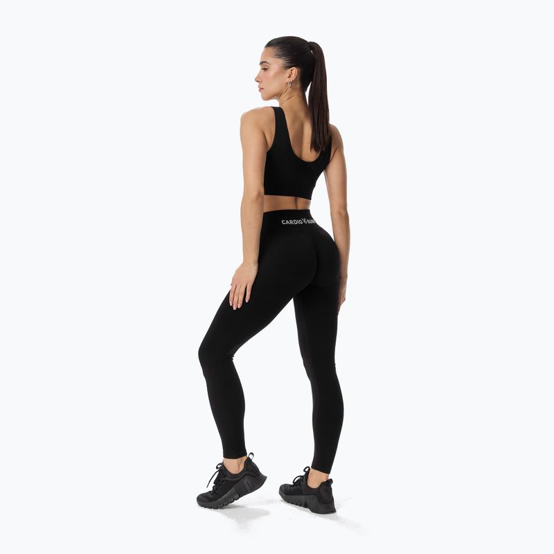 Fitness podprsenka Cardio Bunny Seamless black 3
