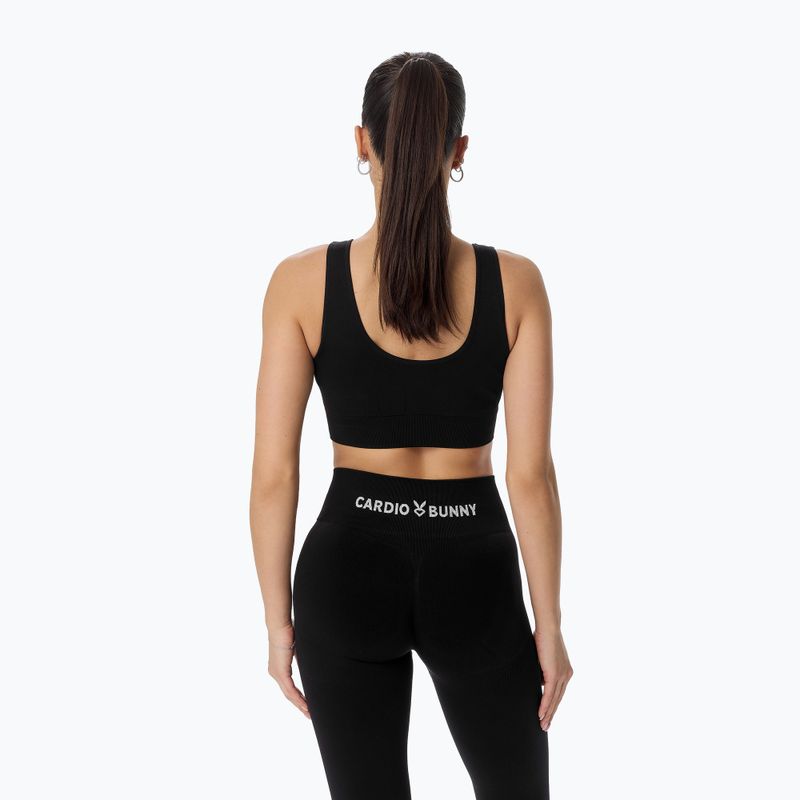 Fitness podprsenka Cardio Bunny Seamless black 5