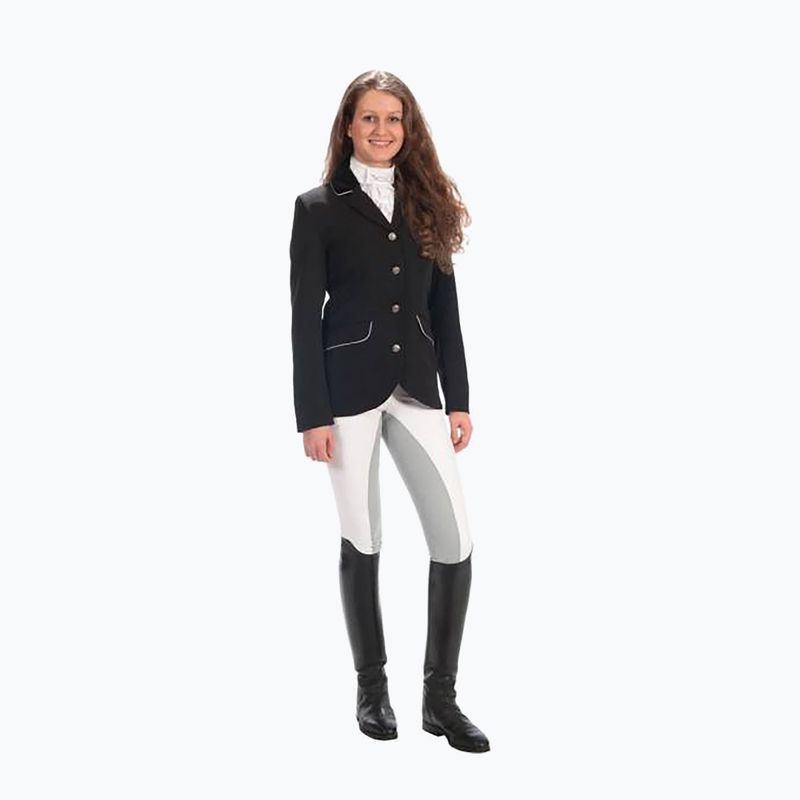 Detský jazdecký frak York Basic čierny 561002140