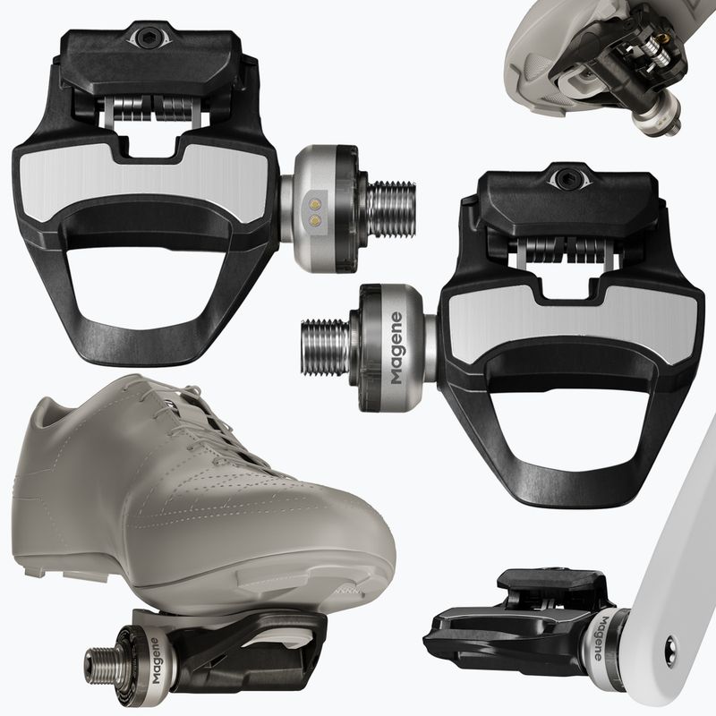 Pedále na bicykel Magene P715 S SPD-SL silver 10
