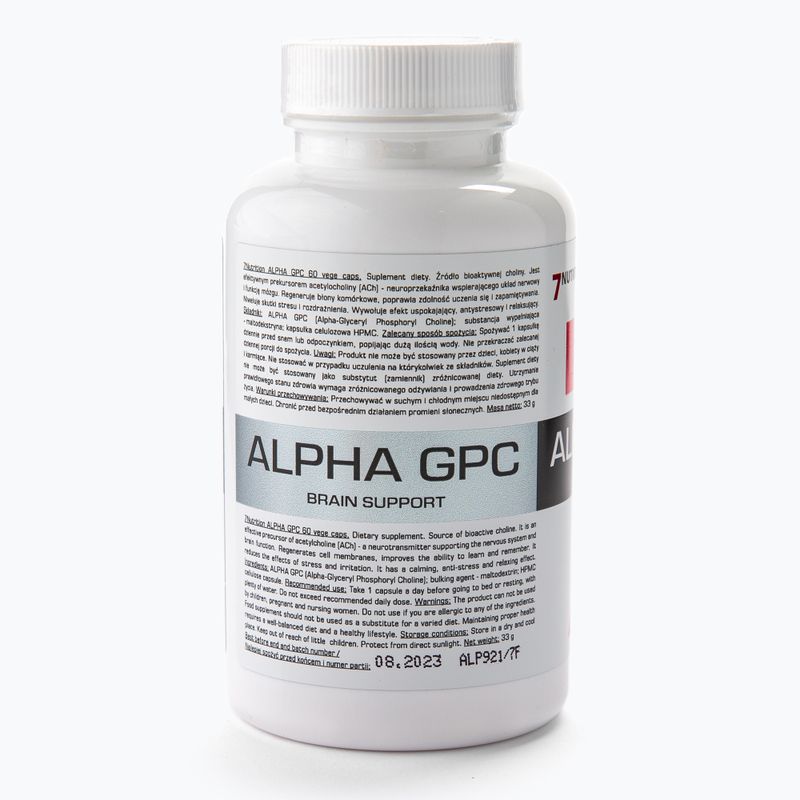 Alpha GPC 7Nutrition pamäť a koncentrácia 60 kapsúl 7Nu000436 2