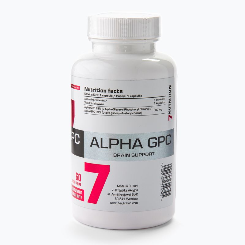 Alpha GPC 7Nutrition pamäť a koncentrácia 60 kapsúl 7Nu000436 3