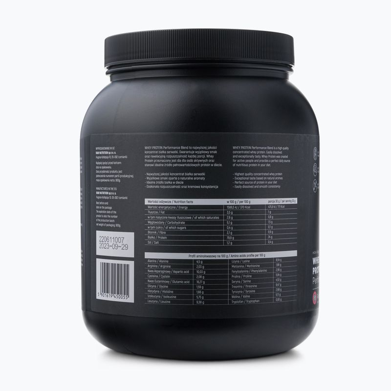 Srvátkový proteín Raw Nutrition 900g malina WPC-59016 3