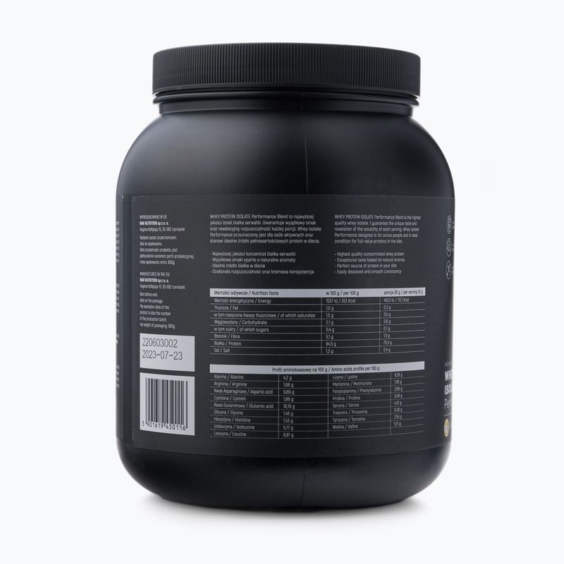 Izolát srvátkového proteínu Raw Nutrition 900g koláč WPI-59017 3