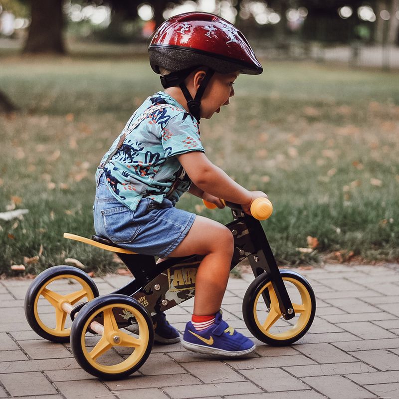 Milly Mally Jake žlto-čierny bežecký bicykel 21 12