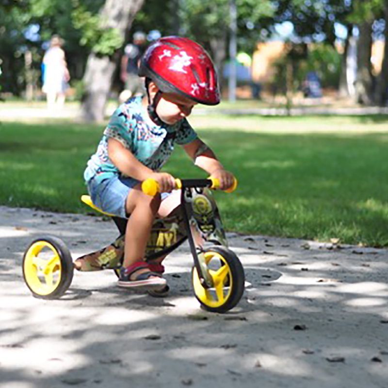 Milly Mally Jake žlto-čierny bežecký bicykel 21 13