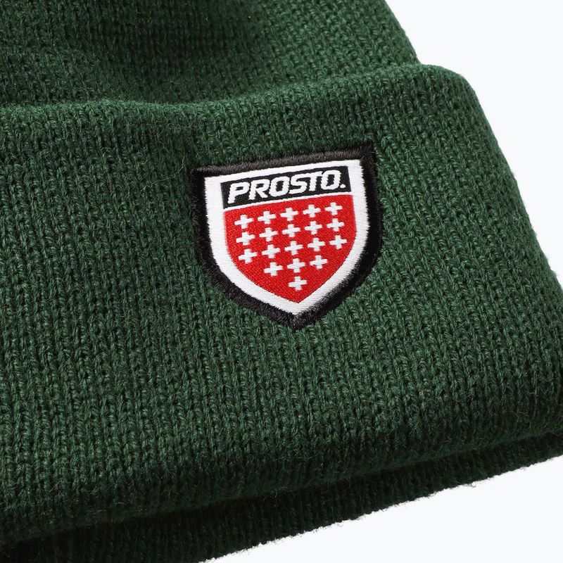Pánska zimná čiapka PROSTO Brand zelená KL222MACC2172U 7
