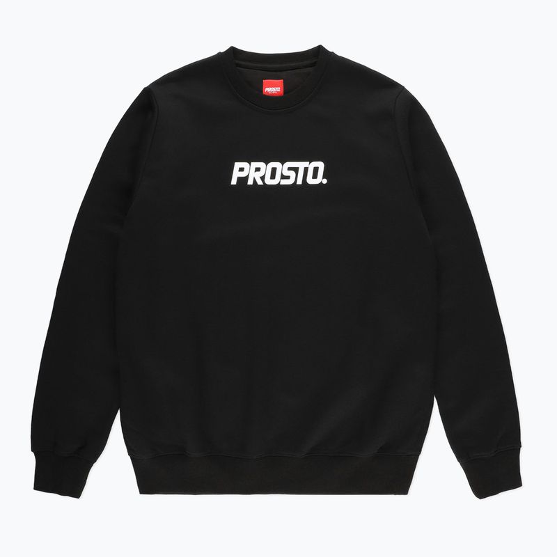 Pánska mikina PROSTO Logo čierna KL222MSWE1231