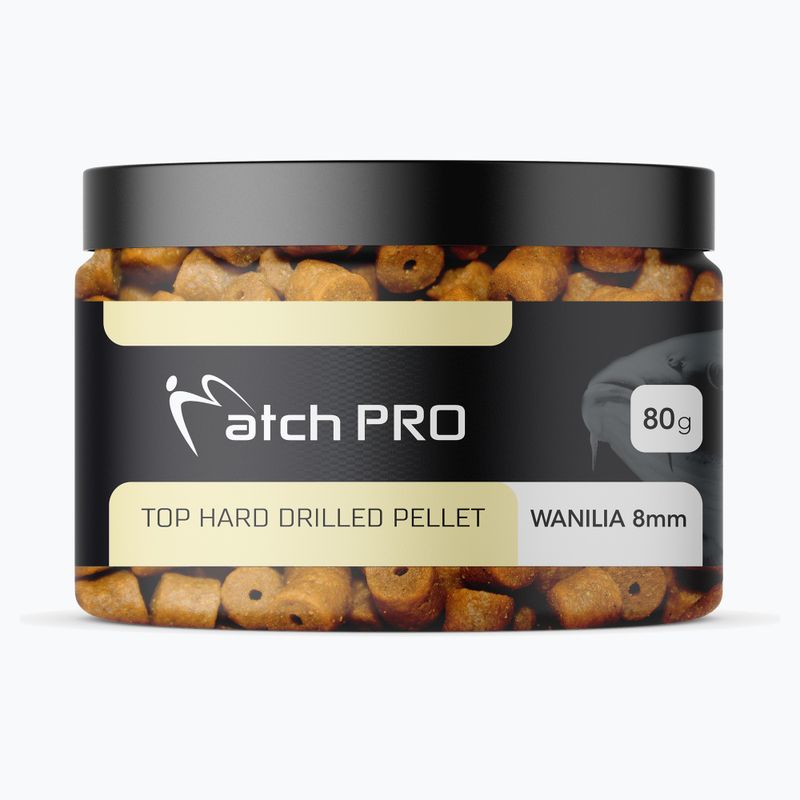 MatchPro Top Hard Drilled Vanilla 8 mm pelety s háčikom 979517