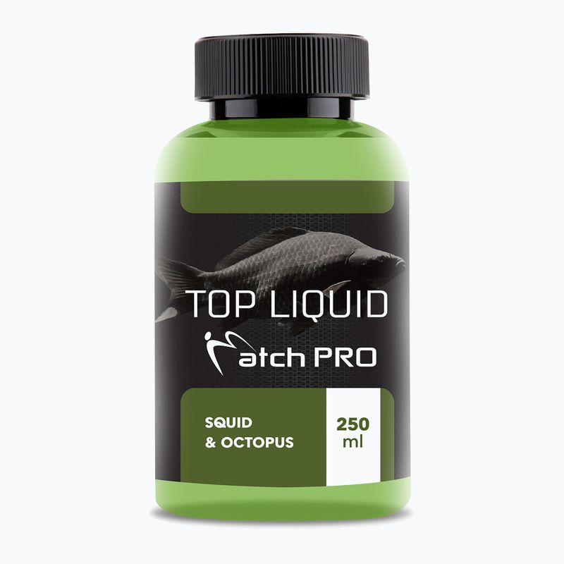 Tekutina na návnady a nástrahy MatchPro Top Squid & Octopus zelená 970402