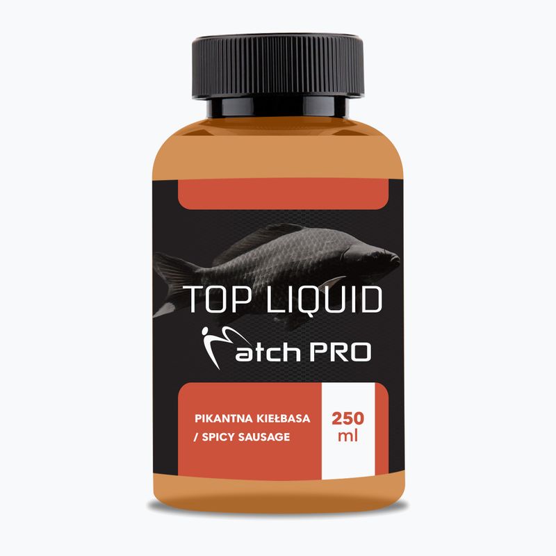 Tekutina na návnady a mleté nástrahy MatchPro Spicy Sausage 250 ml 970404
