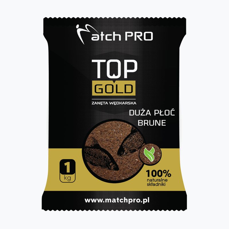 MatchPro Top Gold veľká plotica Brune rybárska mletá návnada 1 kg 970009