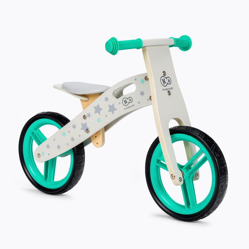 Kinderkraft Runner bežecký bicykel bielo-zelený KKRUNNRSTR 2