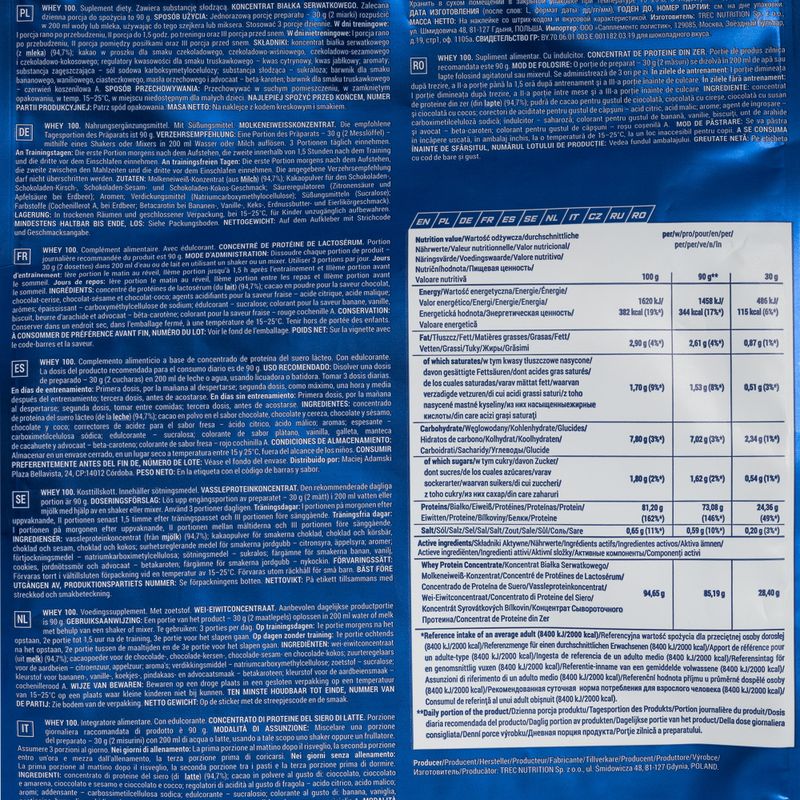 Syrovátkový proteín Trec 100 Chocolate 700 g 2