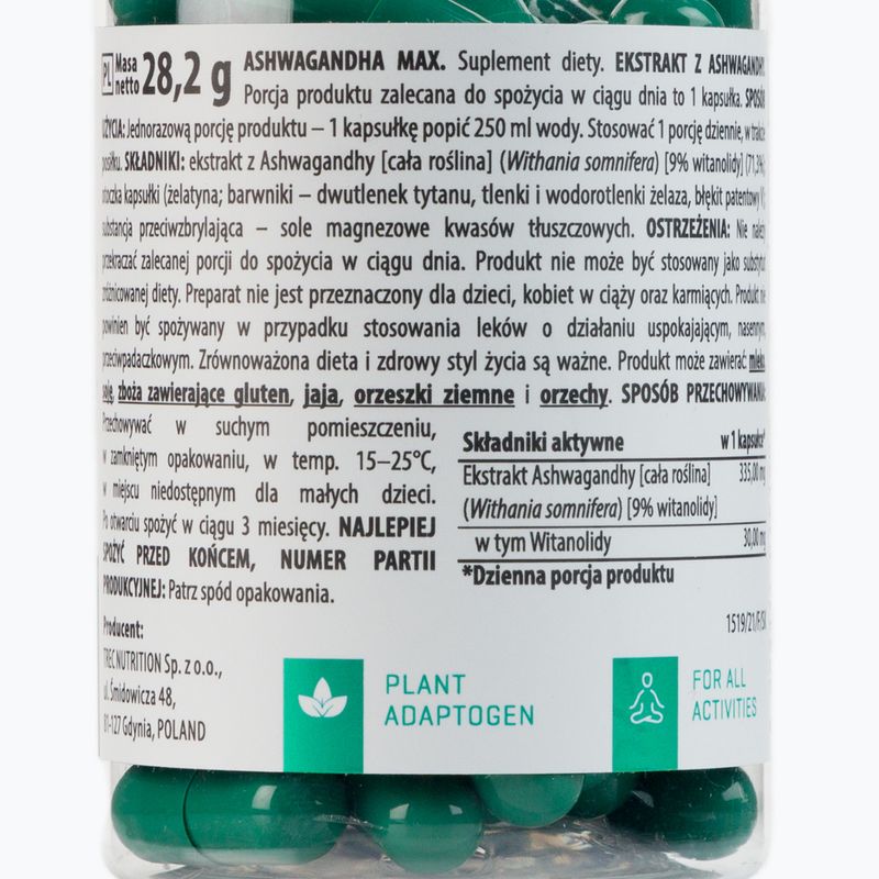 Ashwagandha Trec Max performance 60 kapsúl TRE/621 2