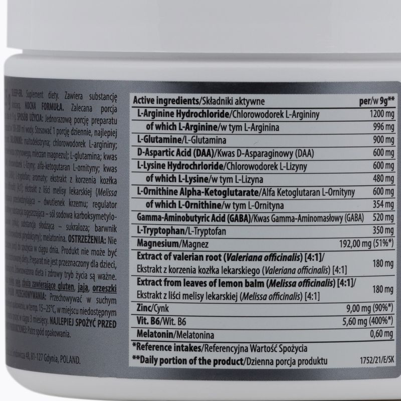 Sleep-ER Trec nočná regeneračná formula 225g pomarančovo-tropické ovocie TRE/598#POMTR 2