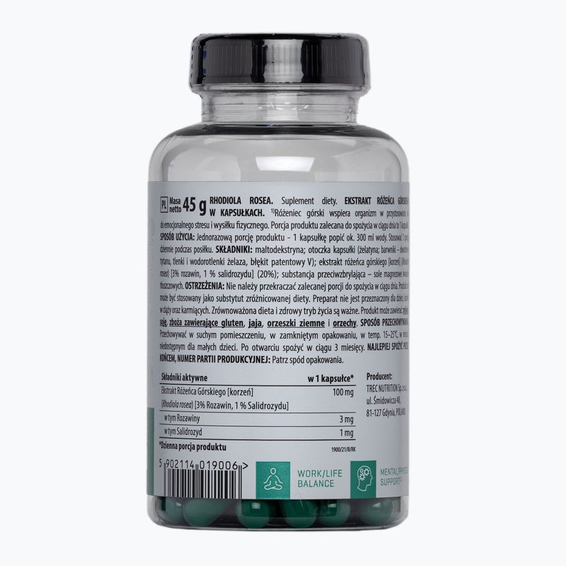 Vitality Rhodiola Rosea Trec Rhodiola rosea 90 kapsúl TRE/884 2