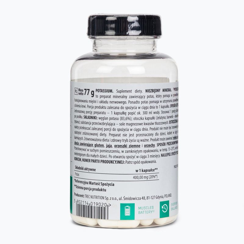 Vitality Potassium Trec potassium 90 kapsúl TRE/881 2