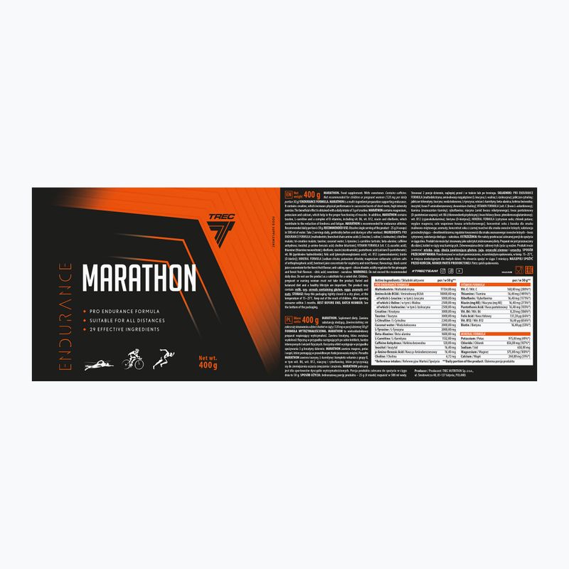 Trec Endu Marathon 400g malina-mäta pred tréningom TRE/915 5