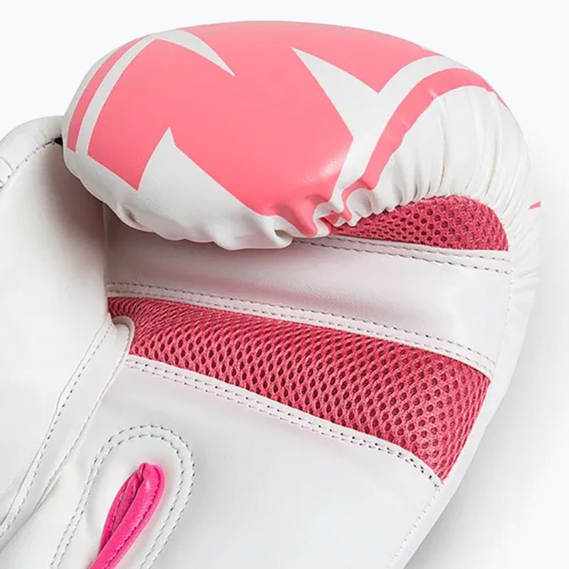 Boxerské rukavice StormCloud Bolt 2.0 white/pink 10