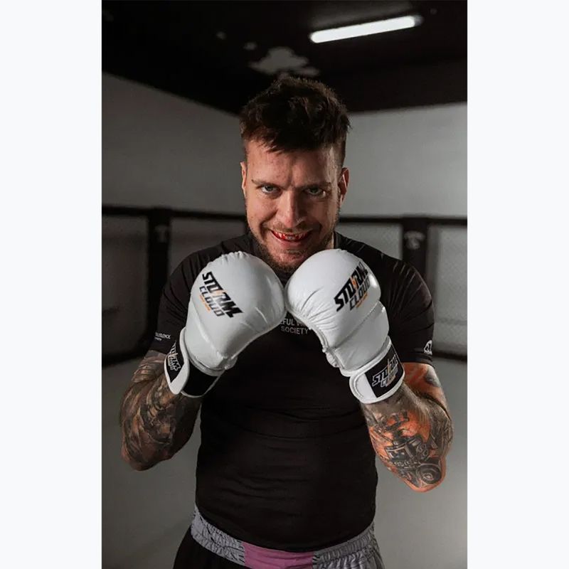 Grapplingové rukavice StormCloud Hurricane white/black 5
