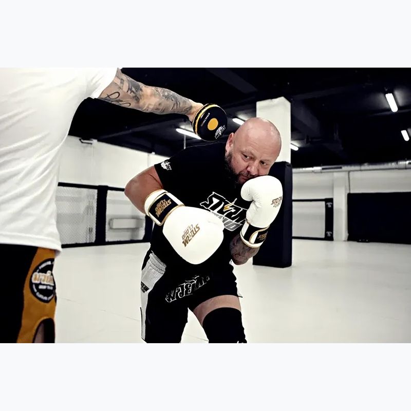 Boxerské rukavice StormCloud Boxing Pro white/gold 9