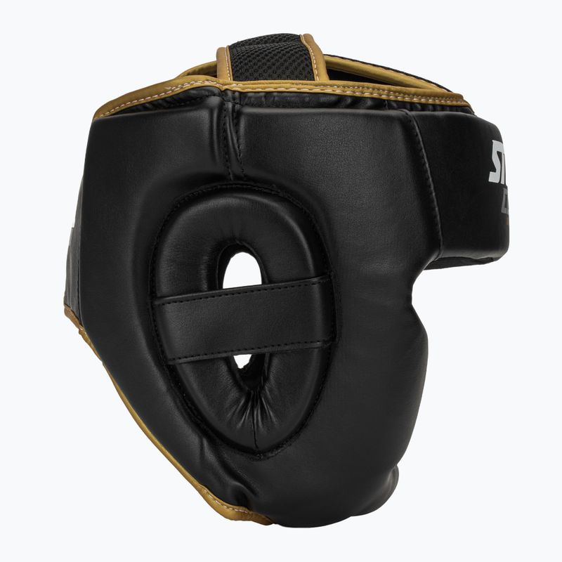 Boxerská prilba StormCloud Lynx black/gold 2