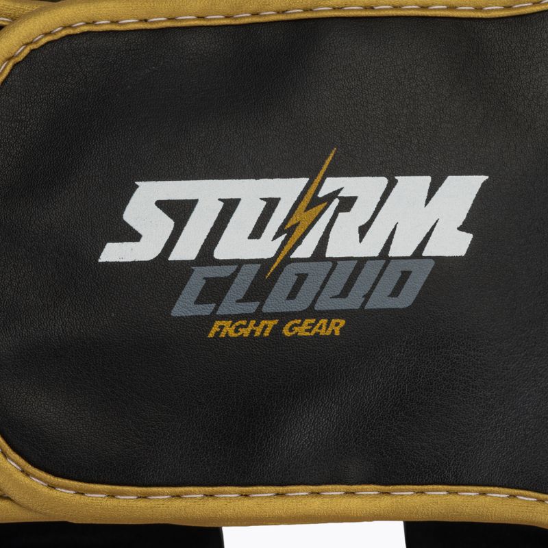 Boxerská prilba StormCloud Lynx black/gold 5