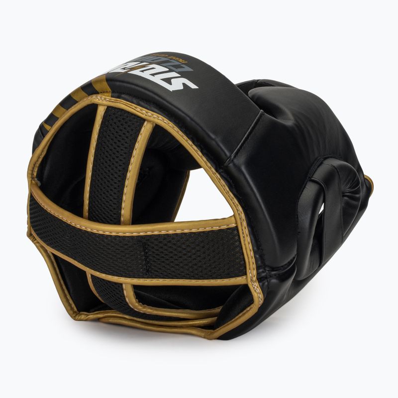 Boxerská prilba StormCloud Lynx black/gold 6