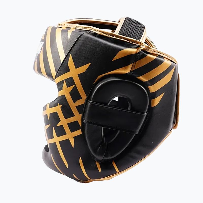 Boxerská prilba StormCloud Lynx black/gold 6