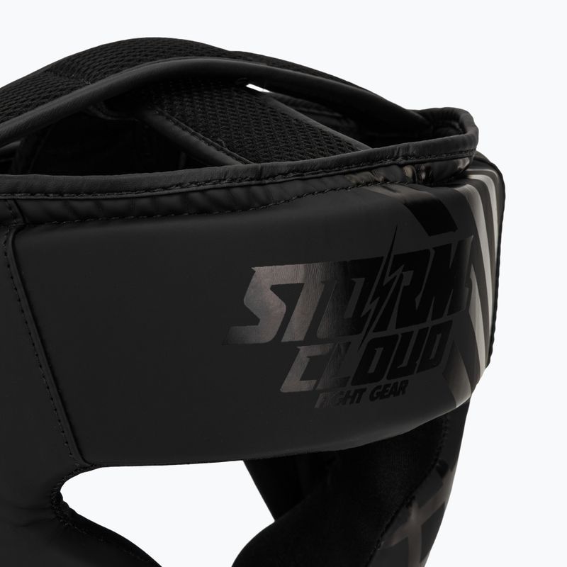 Boxerská prilba StormCloud Lynx black/black 4