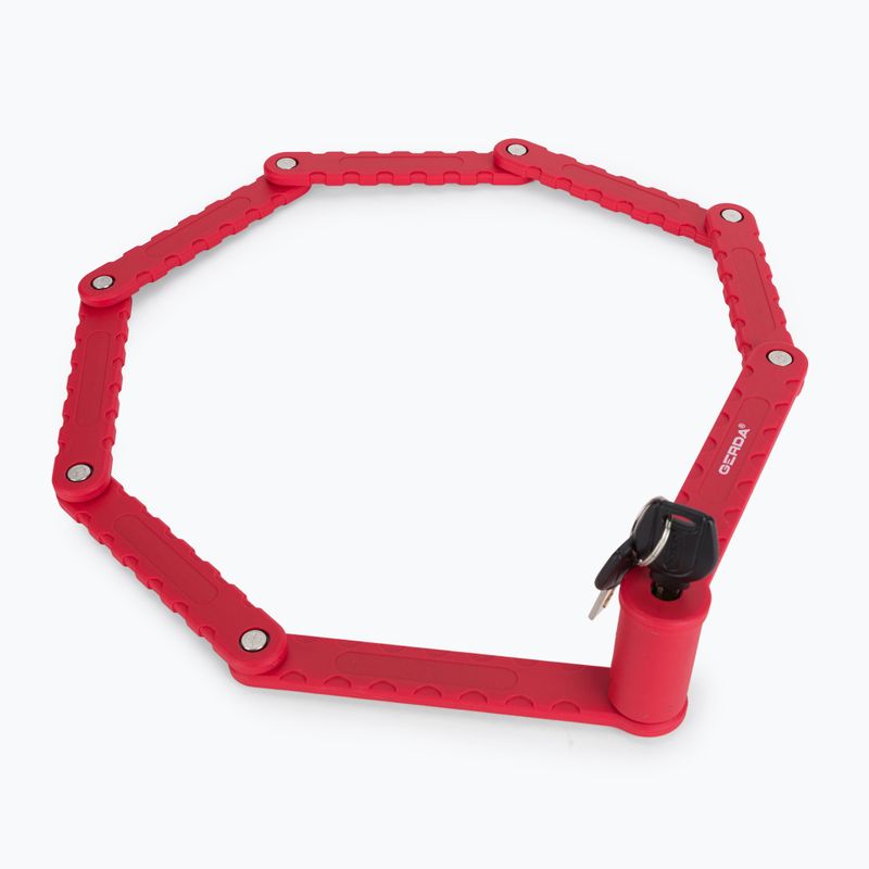 Zámok na bicykel Gerda Fold Lite 950V červený 0SF00095000.MXV2YP 3