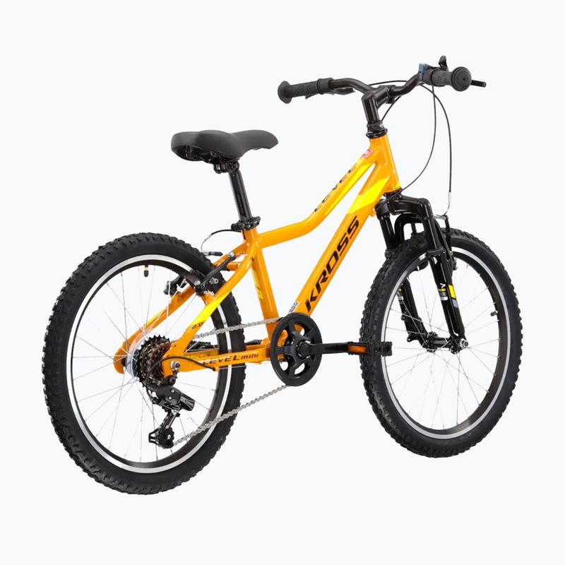 Detský bicykel KROSS Level Mini 2.0 yellow/black/gloss 3